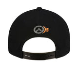 Overwatch 2 Tracer Black Snapback Hat - Back View