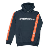 Overwatch 2 Heroic Grey Pullover Hoodie - Front View with Sleeve Design