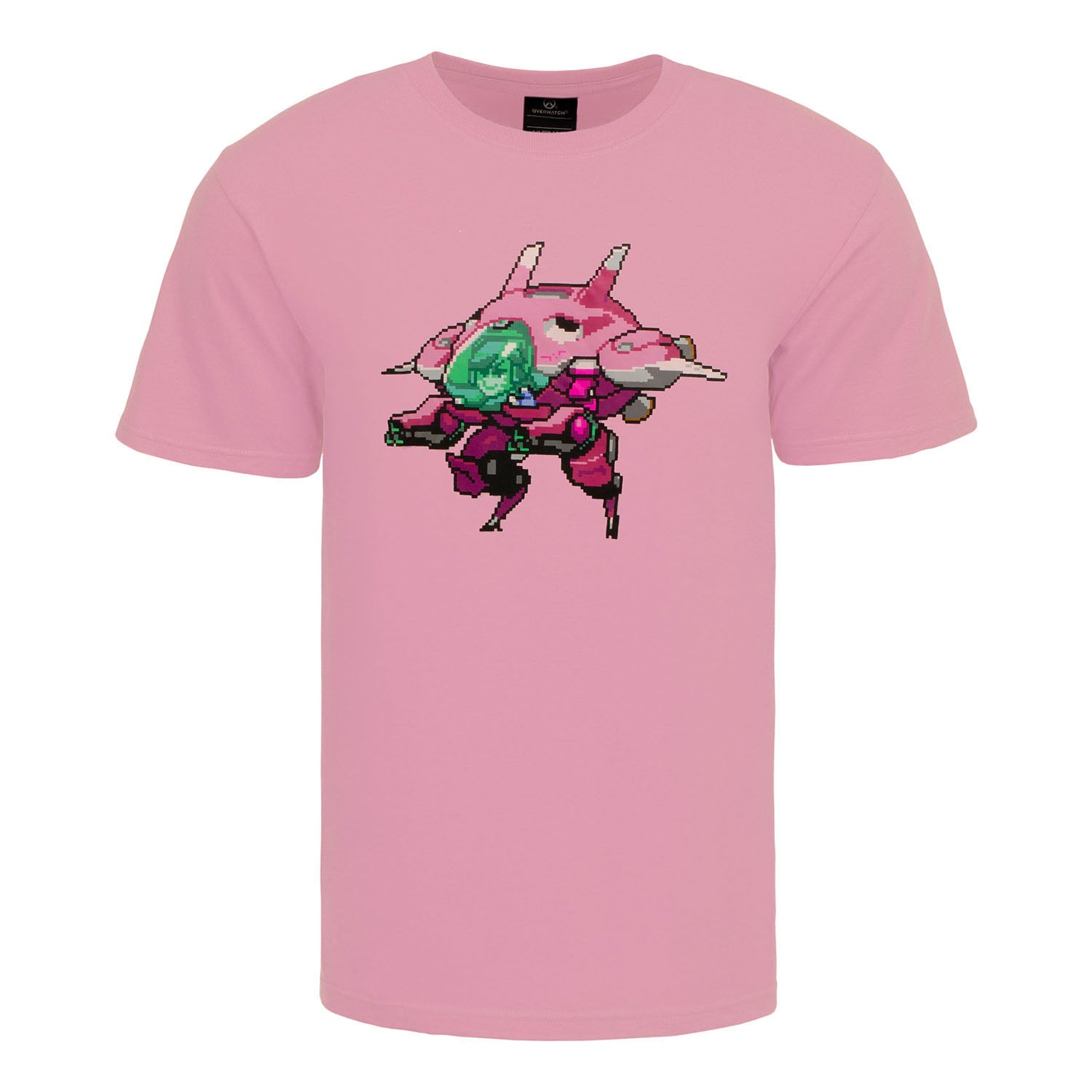 Overwatch D.Va Pink Pixel T-Shirt Blizzard Gear Store