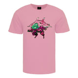 Overwatch D.Va Pink Pixel T-Shirt - Front View