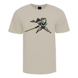 Overwatch Genji Beige Pixel T-Shirt - Front View