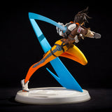 Overwatch Tracer 10.5in Premium Statue - Back View of Statue