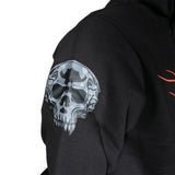World of Warcraft J!NX Black Shadowlands King No More Full Zip Hoodie - Left Arm View