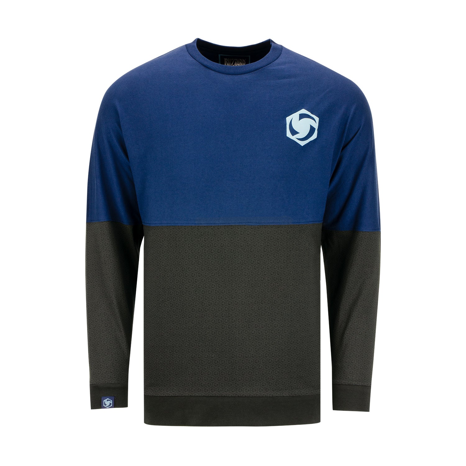 Heroes of the Storm Billboard Long Sleeve Blue T-Shirt - Front View