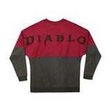 Diablo Billboard Long Sleeve Burgundy T-Shirt - Back View